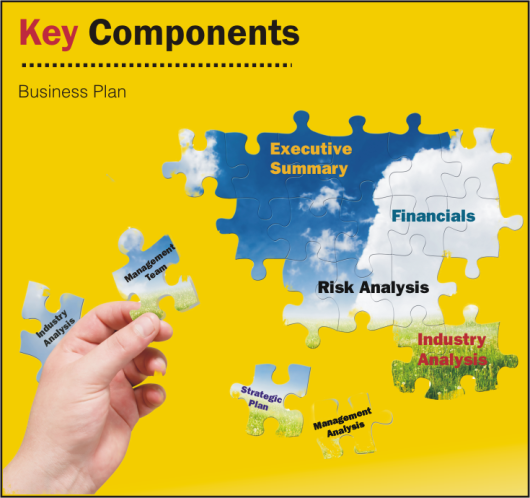 describe key components business plan